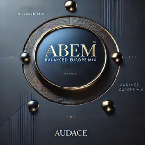 DALL·E 2025-01-31 12.44.46 – A sleek and professional product image for the ‚Audace Balanced Europe Mix (ABEM)‘ investment fund. The design should be minimalist with__- A clean de Audace Balanced Europe Mix (ABEM)